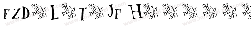 FZDaLiTiJF Heavy字体转换